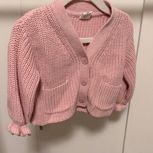 GAP Soft Pink Knit Cardigan